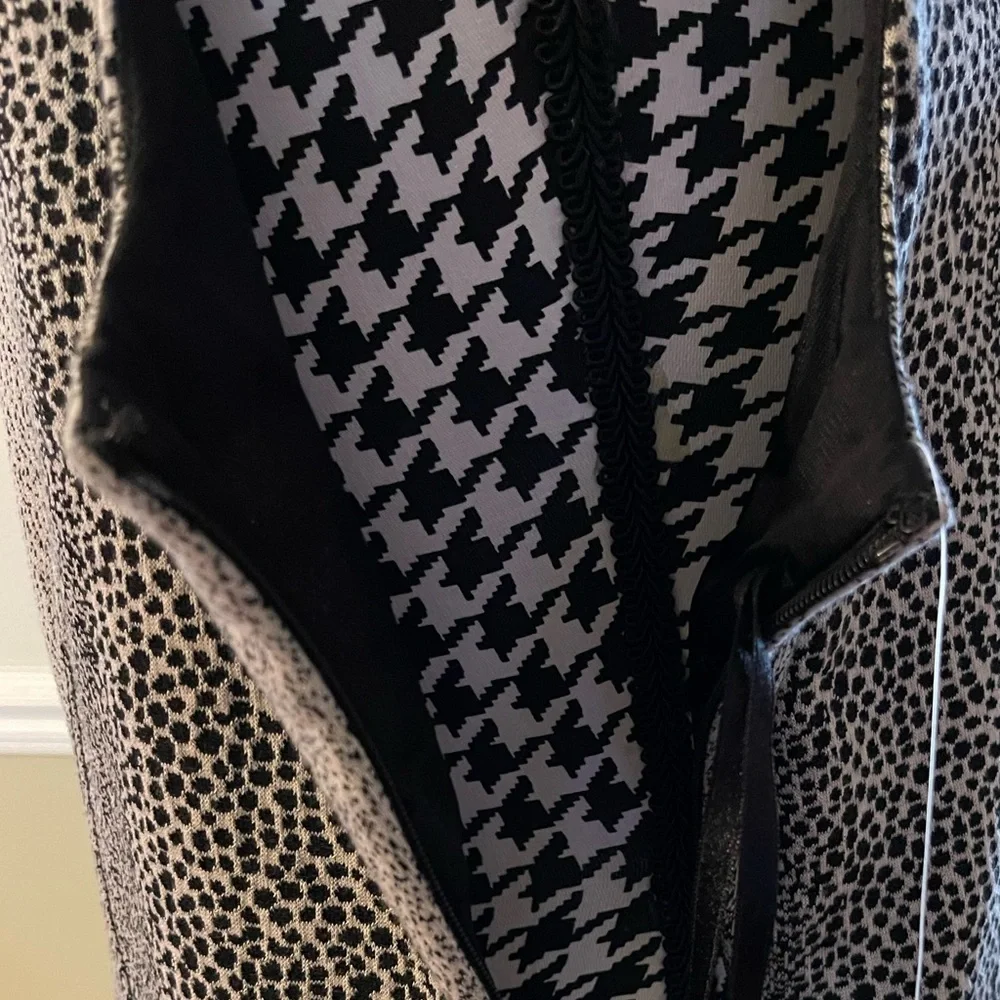 Designer NINE WEST “Snake Skin” Look Sheath Dress - Picture 8 of 11